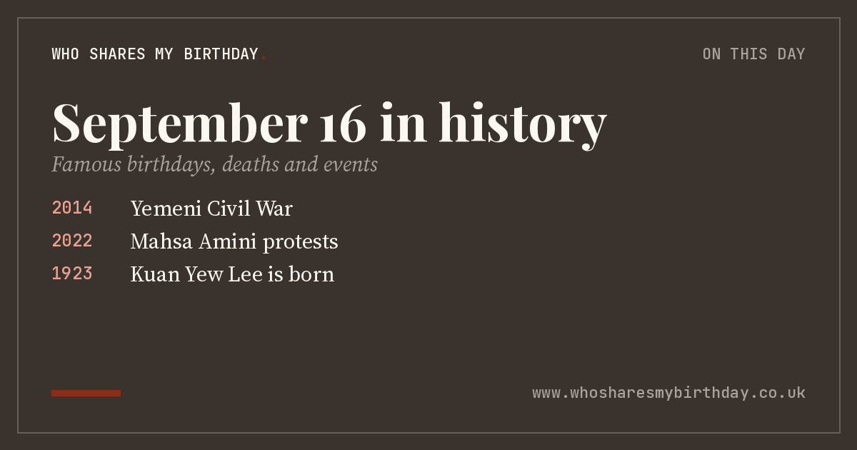 September 16 in history