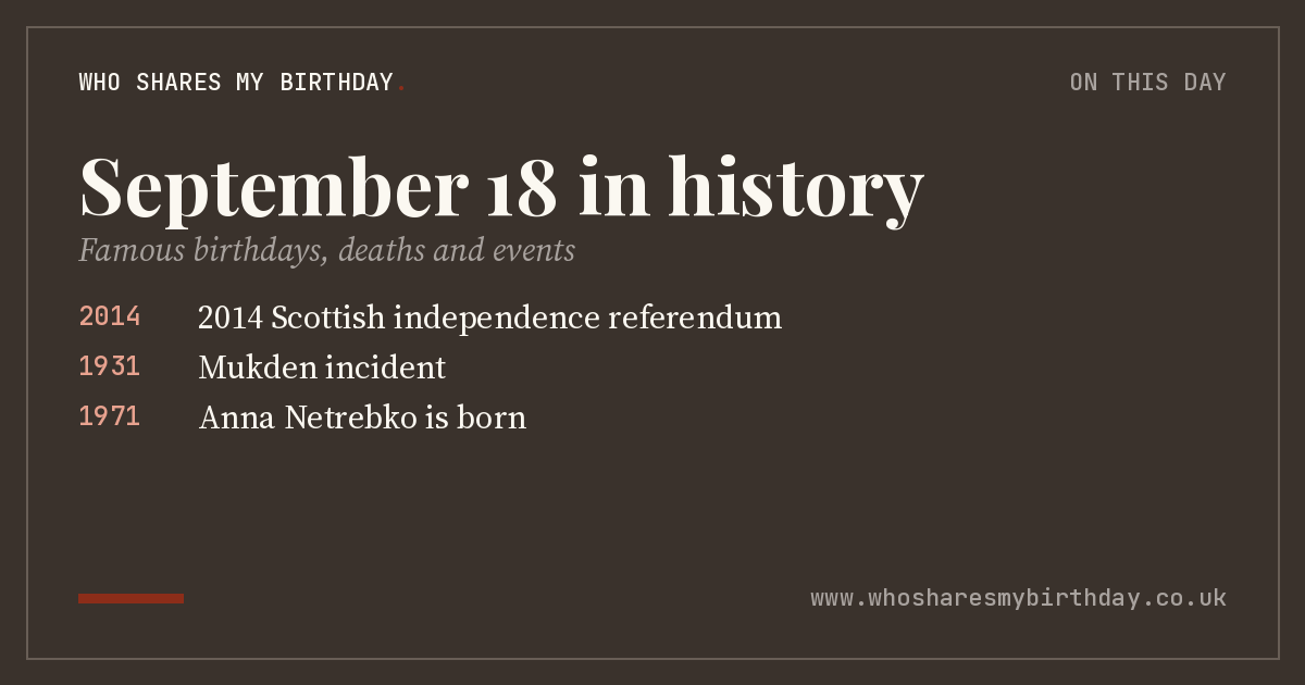 September 18 in history