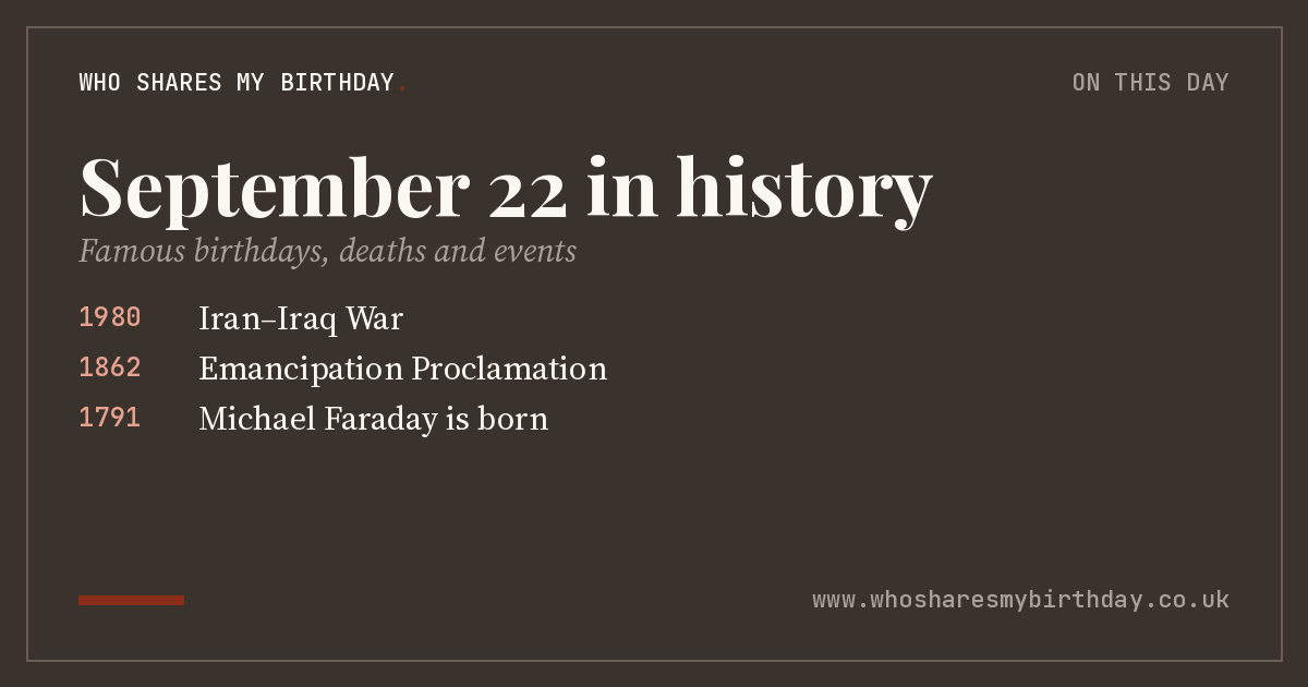 September 22 in history