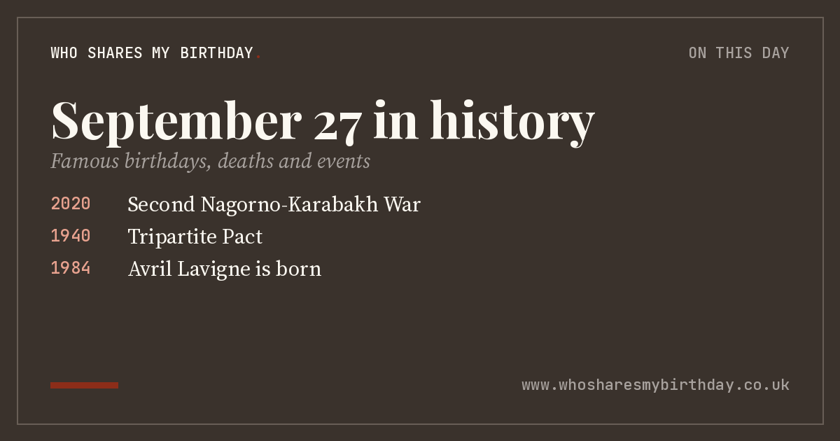 September 27 in history