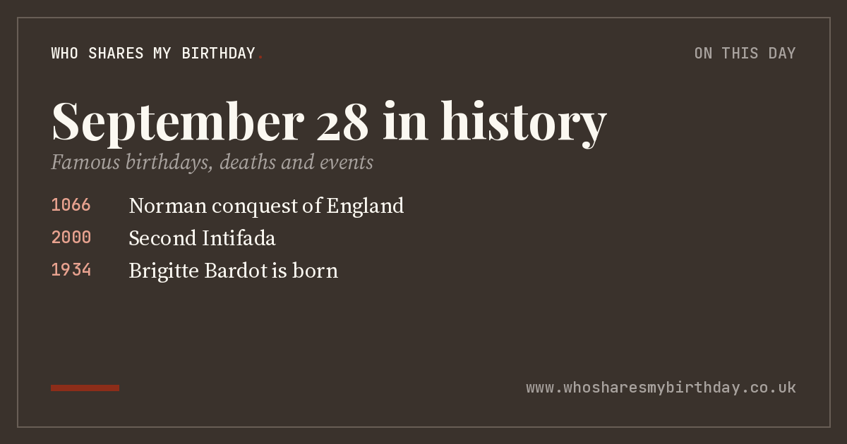 September 28 in history
