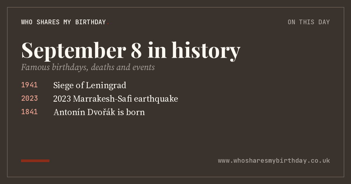 September 8 in history