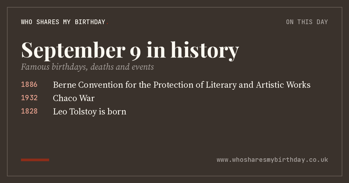 September 9 in history