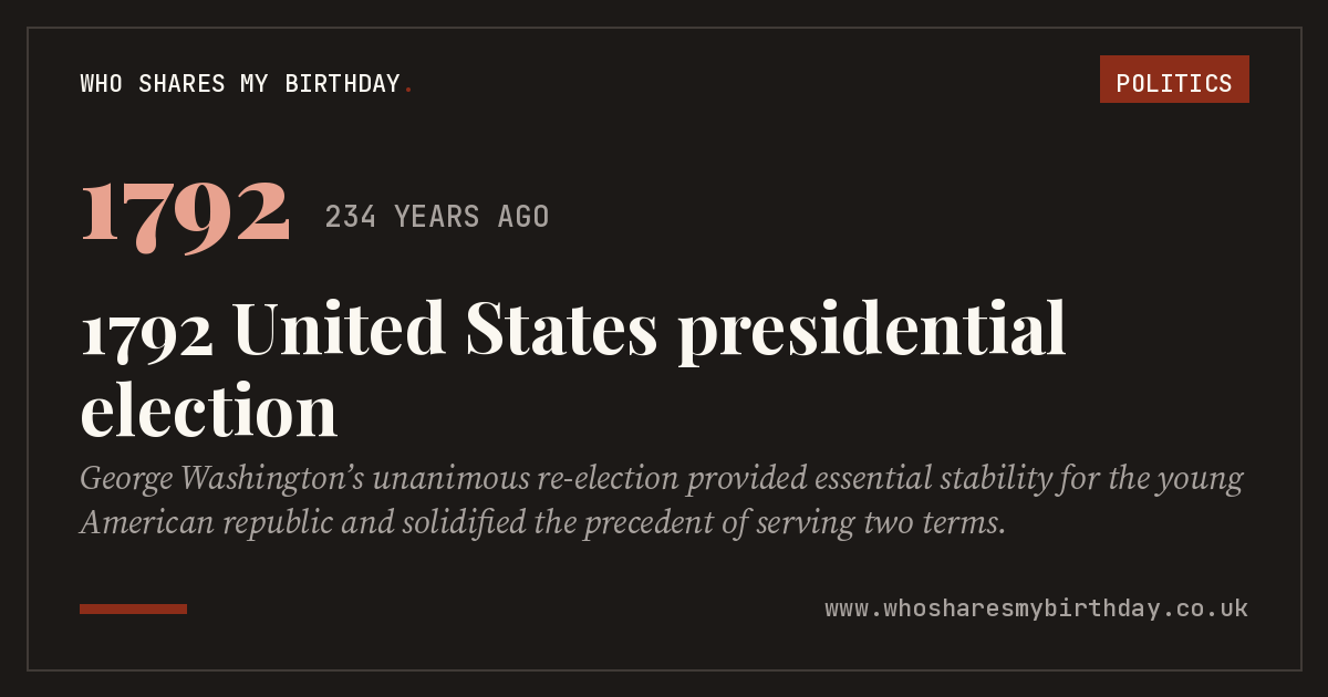 1792 United States presidential election