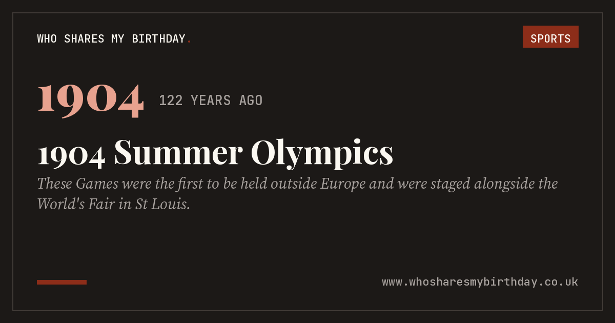 1904 Summer Olympics