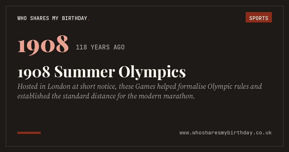 1908 Summer Olympics