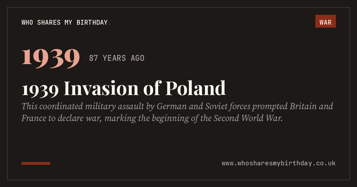 1939 Invasion of Poland