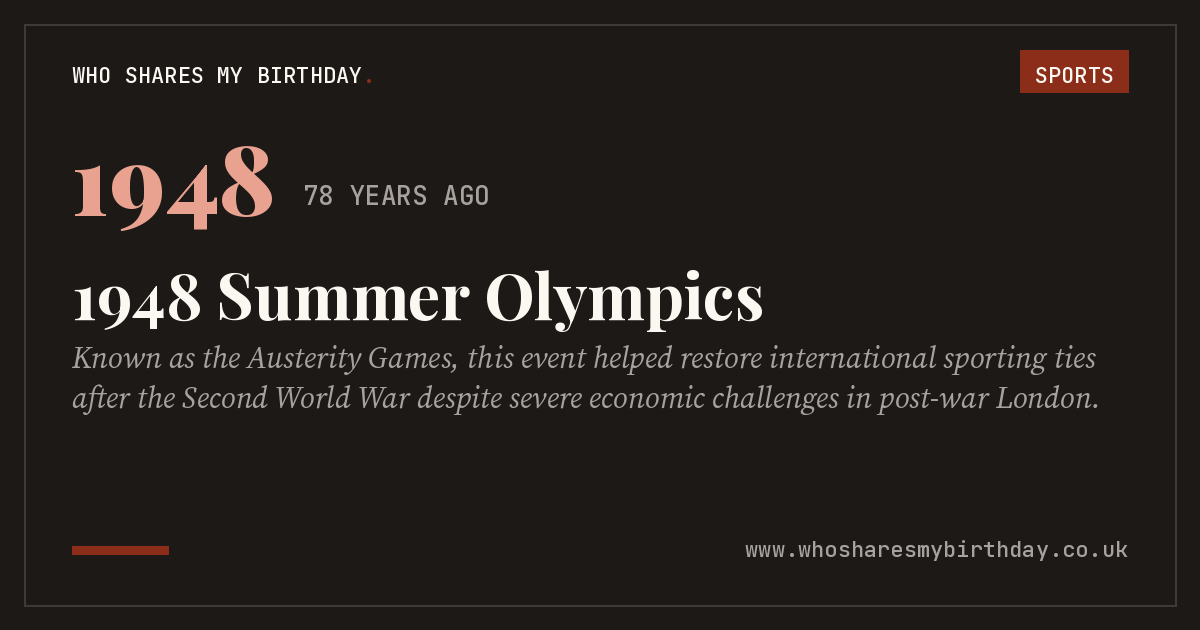 1948 Summer Olympics