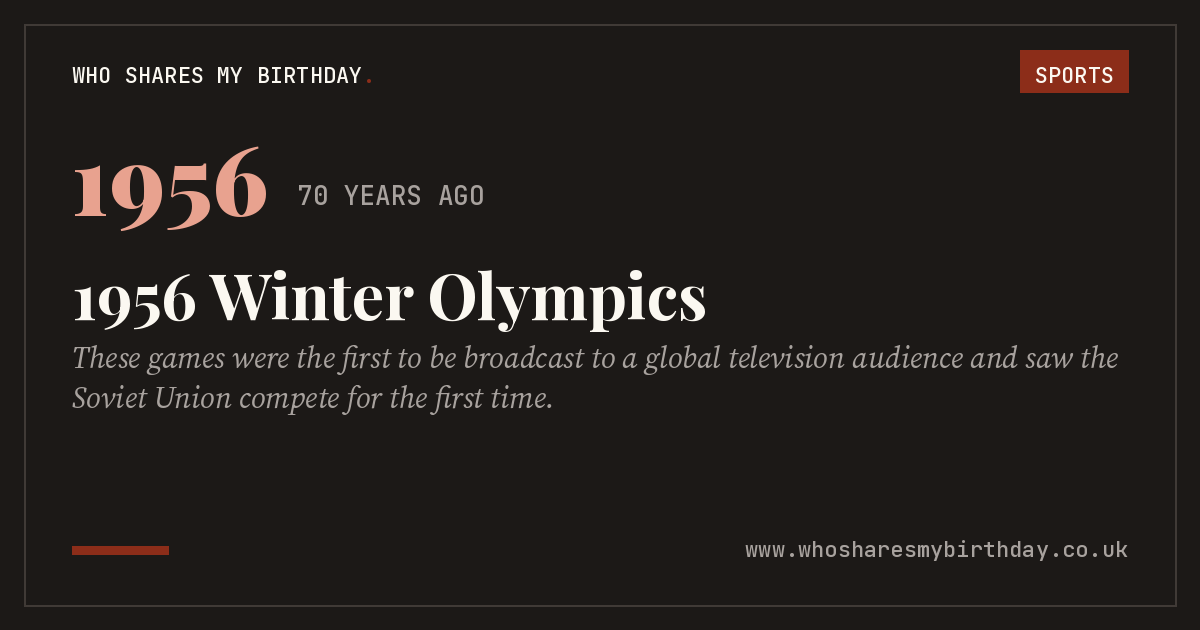 1956 Winter Olympics