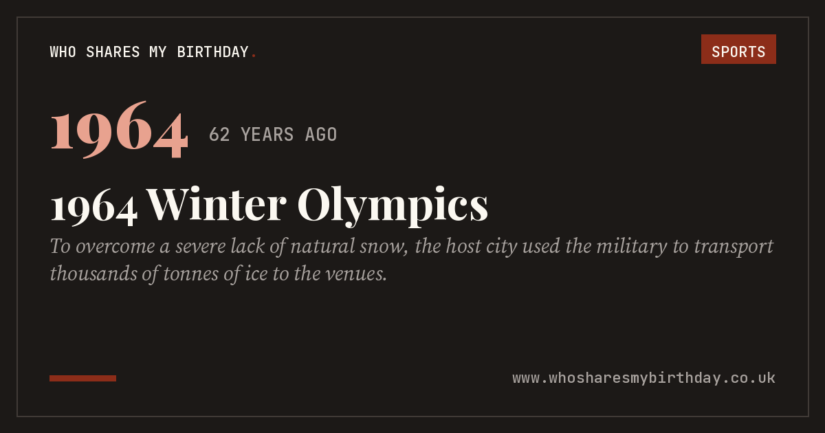 1964 Winter Olympics