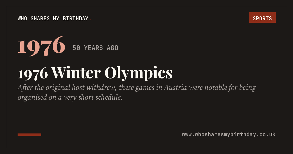 1976 Winter Olympics