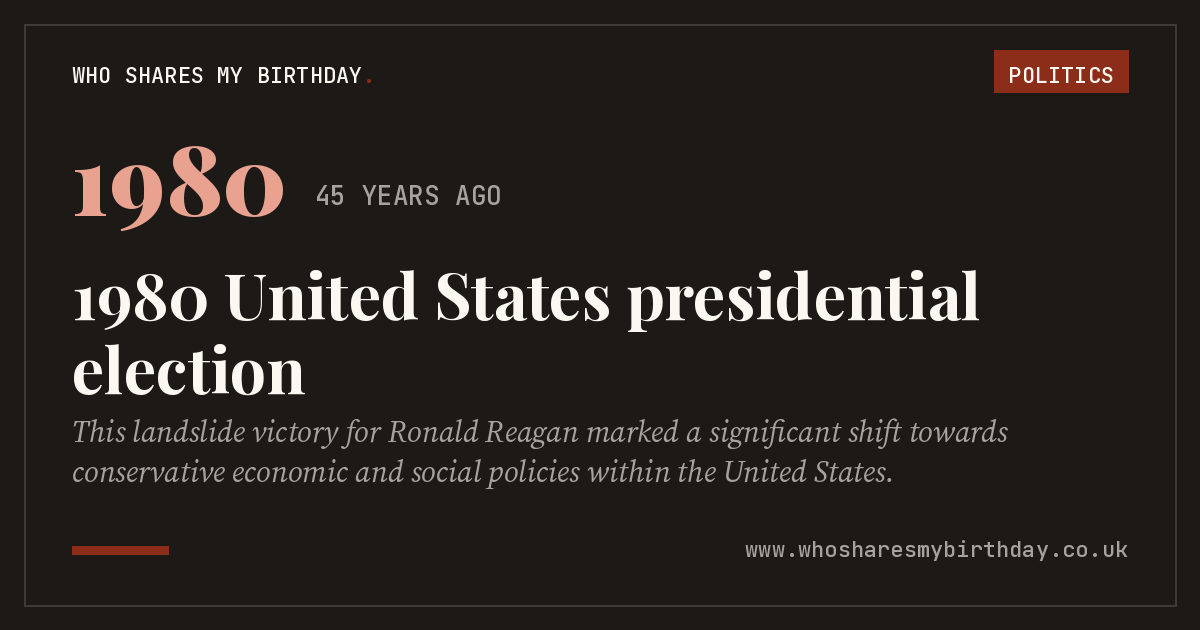 1980 United States presidential election
