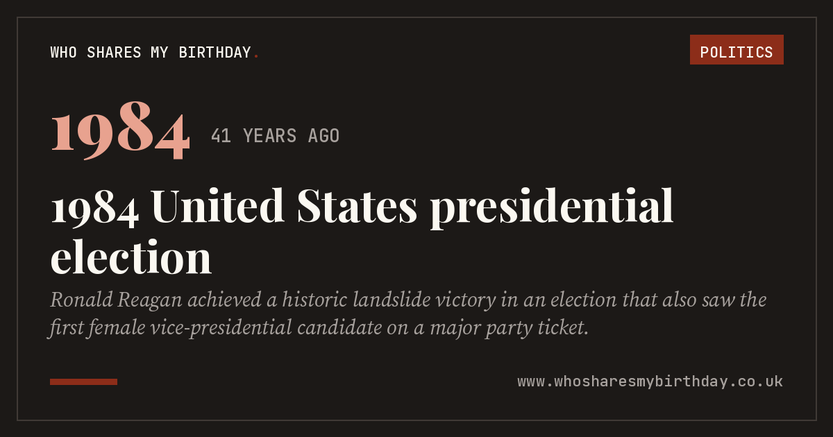 1984 United States presidential election