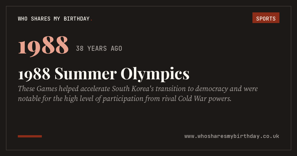 1988 Summer Olympics