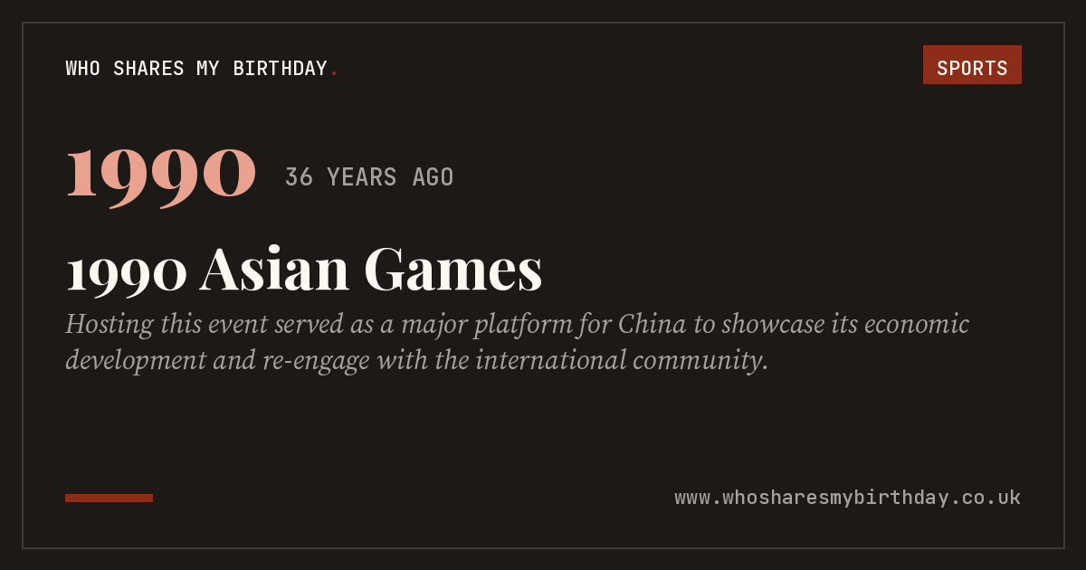 1990 Asian Games