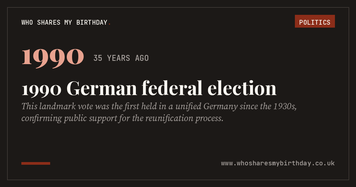 1990 German federal election