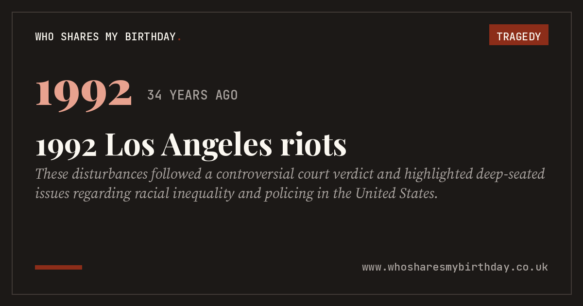 1992 Los Angeles riots