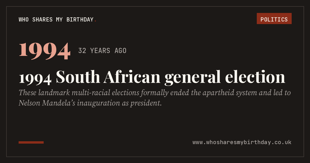 1994 South African general election