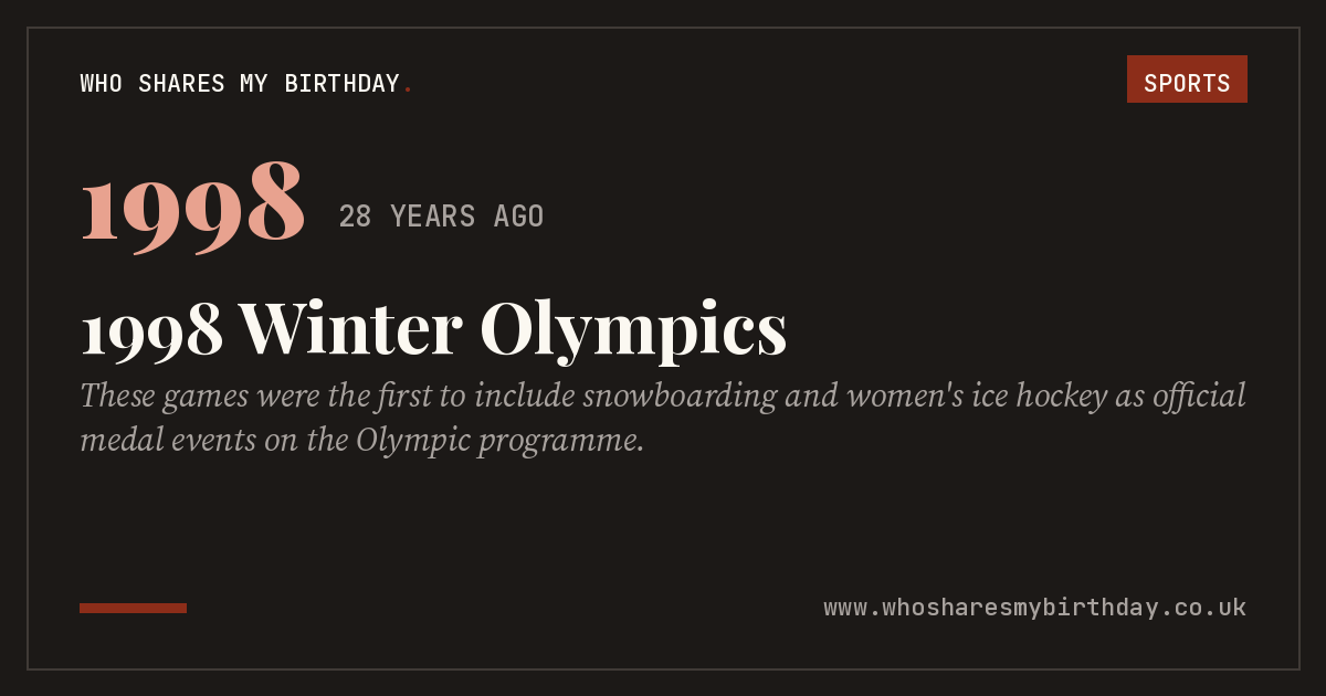 1998 Winter Olympics
