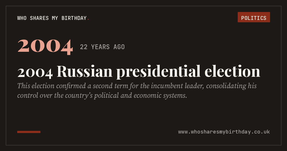 2004 Russian presidential election