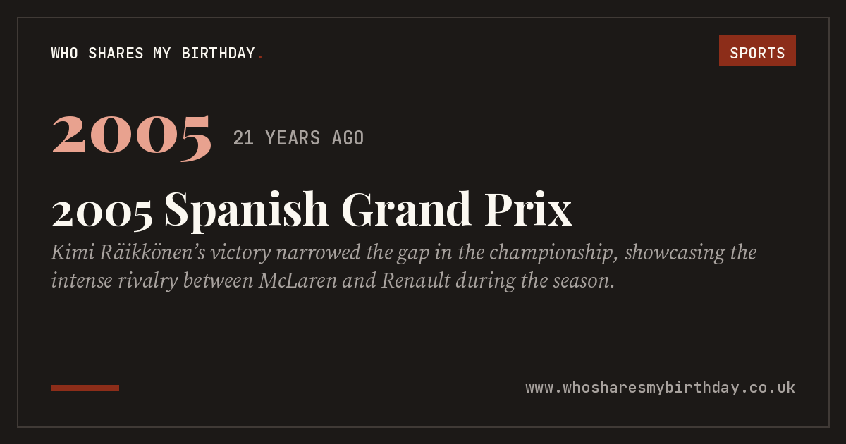 2005 Spanish Grand Prix