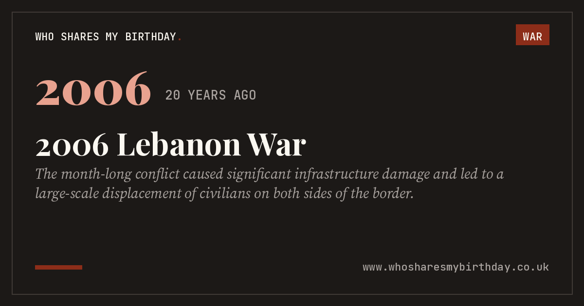 2006 Lebanon War