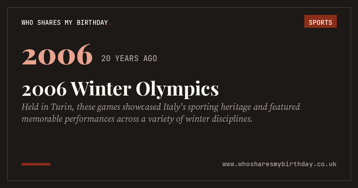 2006 Winter Olympics