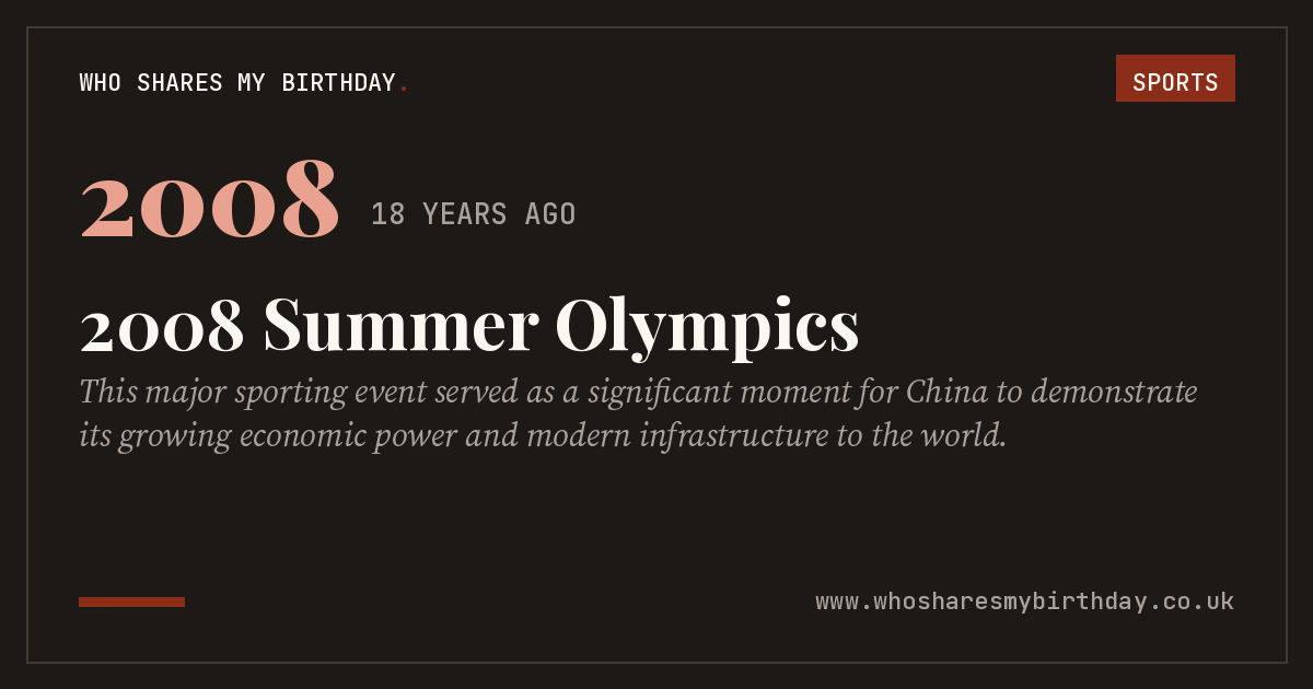 2008 Summer Olympics