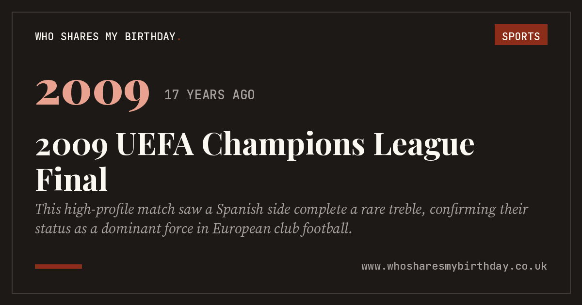 2009 UEFA Champions League Final
