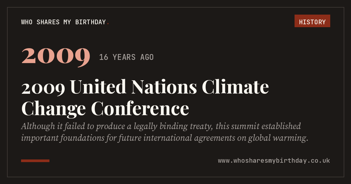 2009 United Nations Climate Change Conference