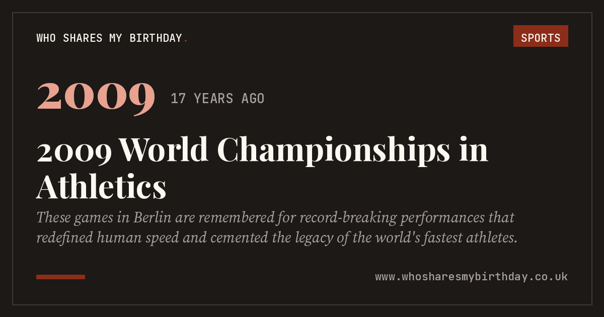 2009 World Championships in Athletics