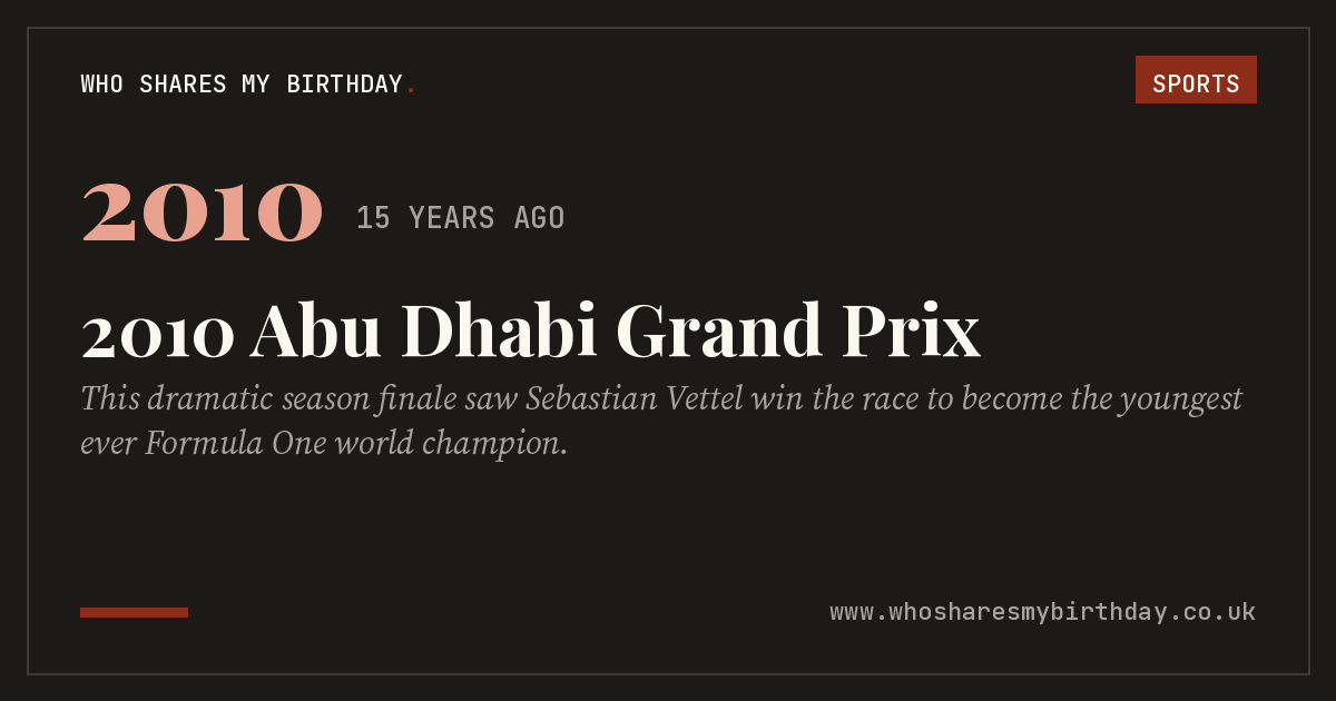 2010 Abu Dhabi Grand Prix
