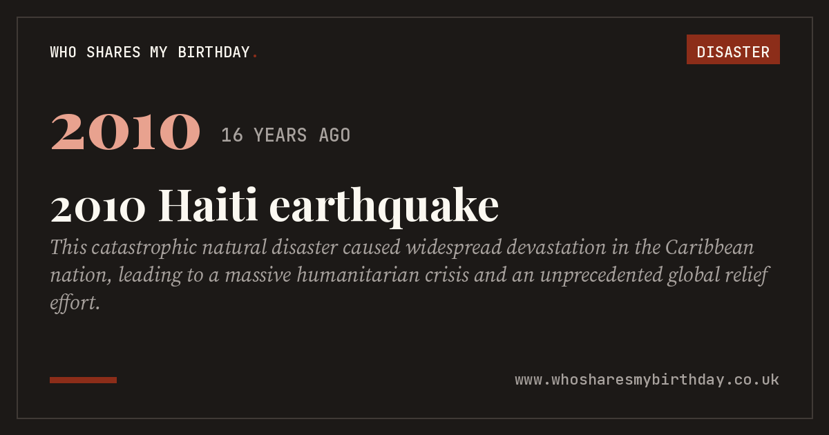 2010 Haiti earthquake