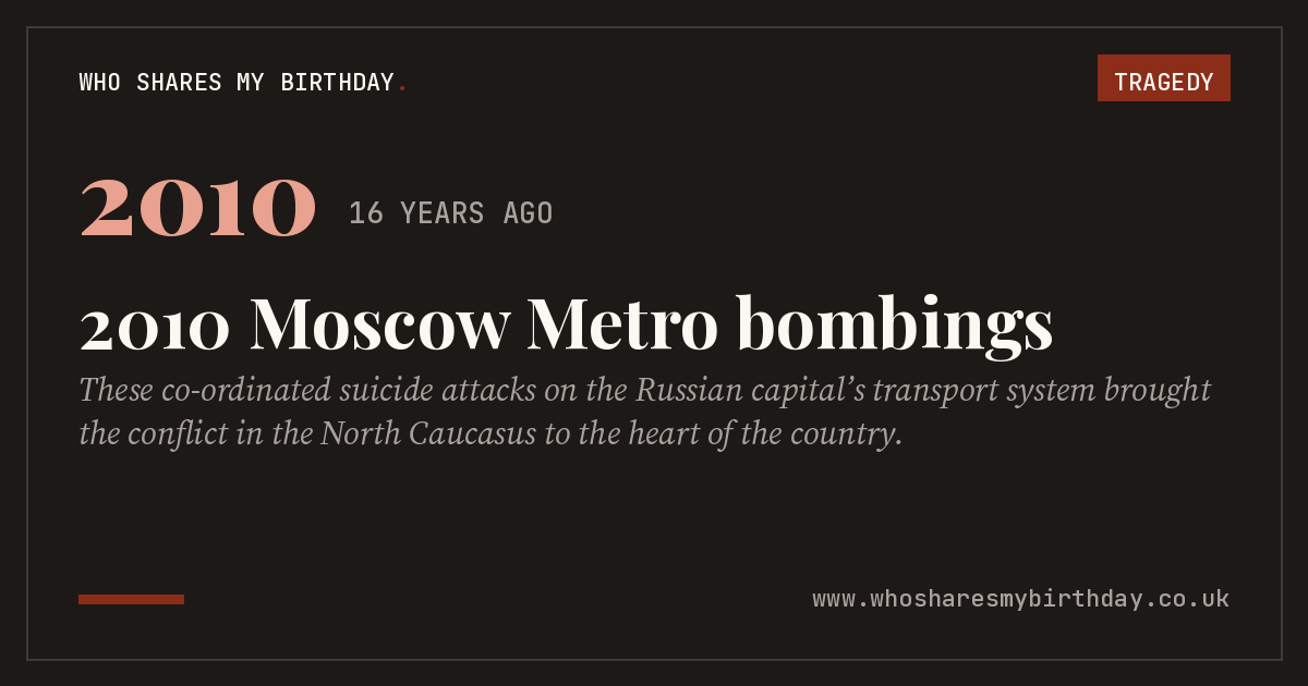 2010 Moscow Metro bombings