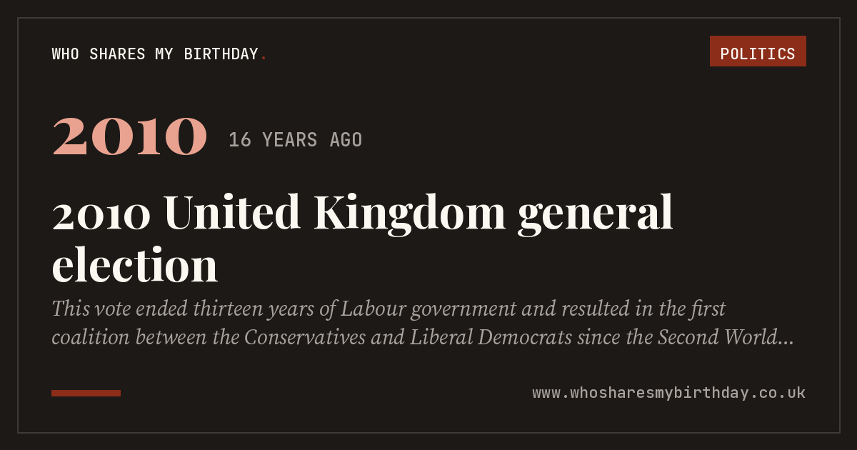 2010 United Kingdom general election