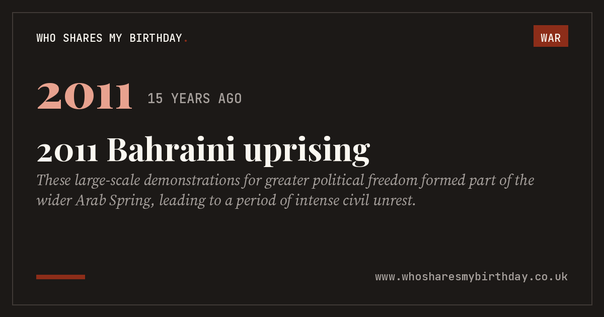 2011 Bahraini uprising