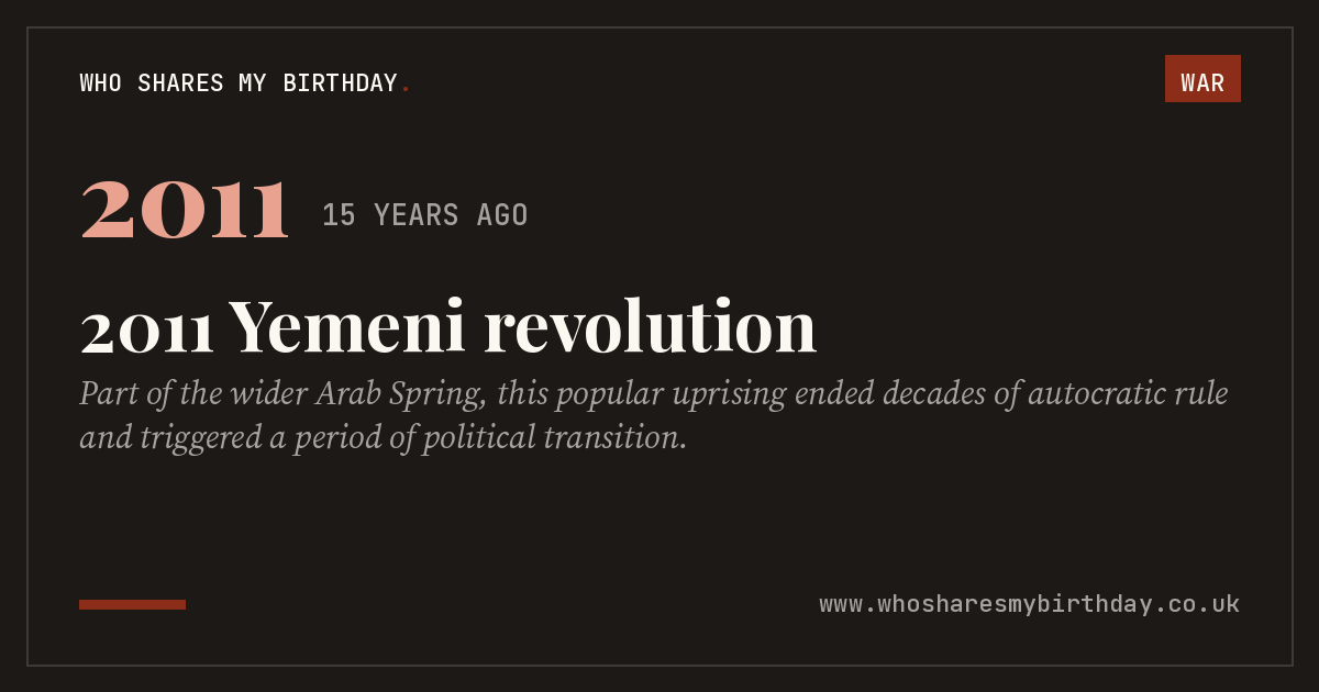 2011 Yemeni revolution