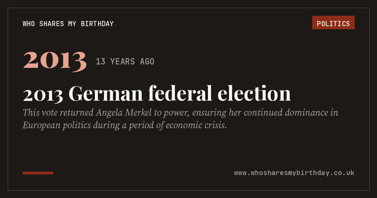2013 German federal election