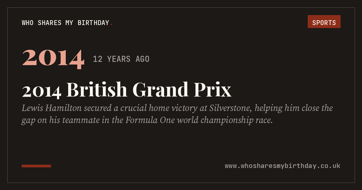 2014 British Grand Prix