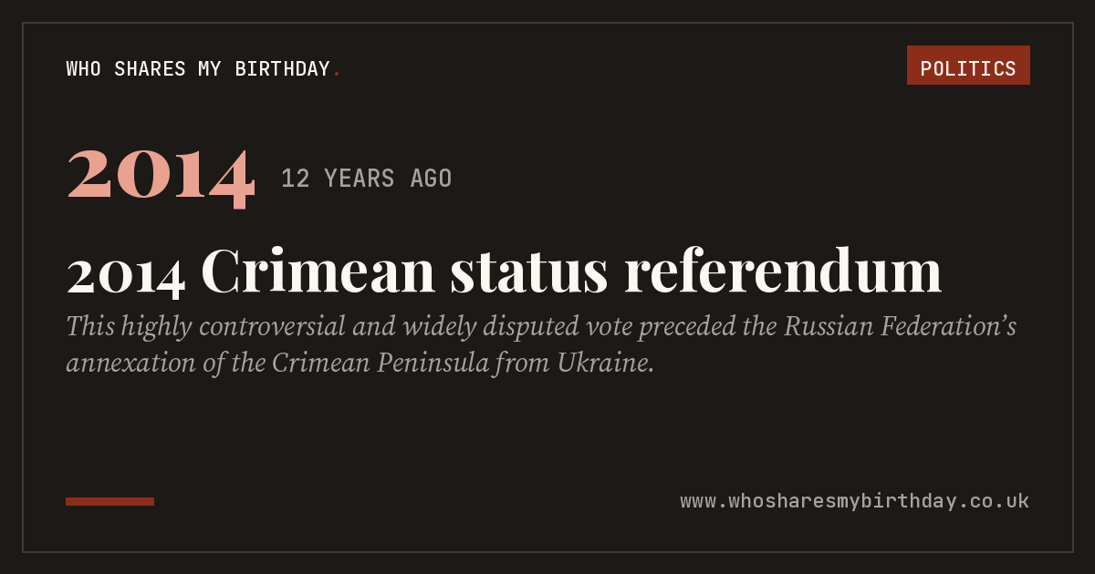 2014 Crimean status referendum