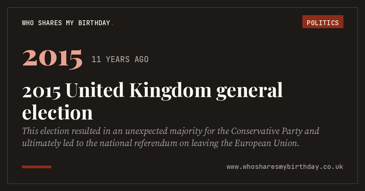 2015 United Kingdom general election