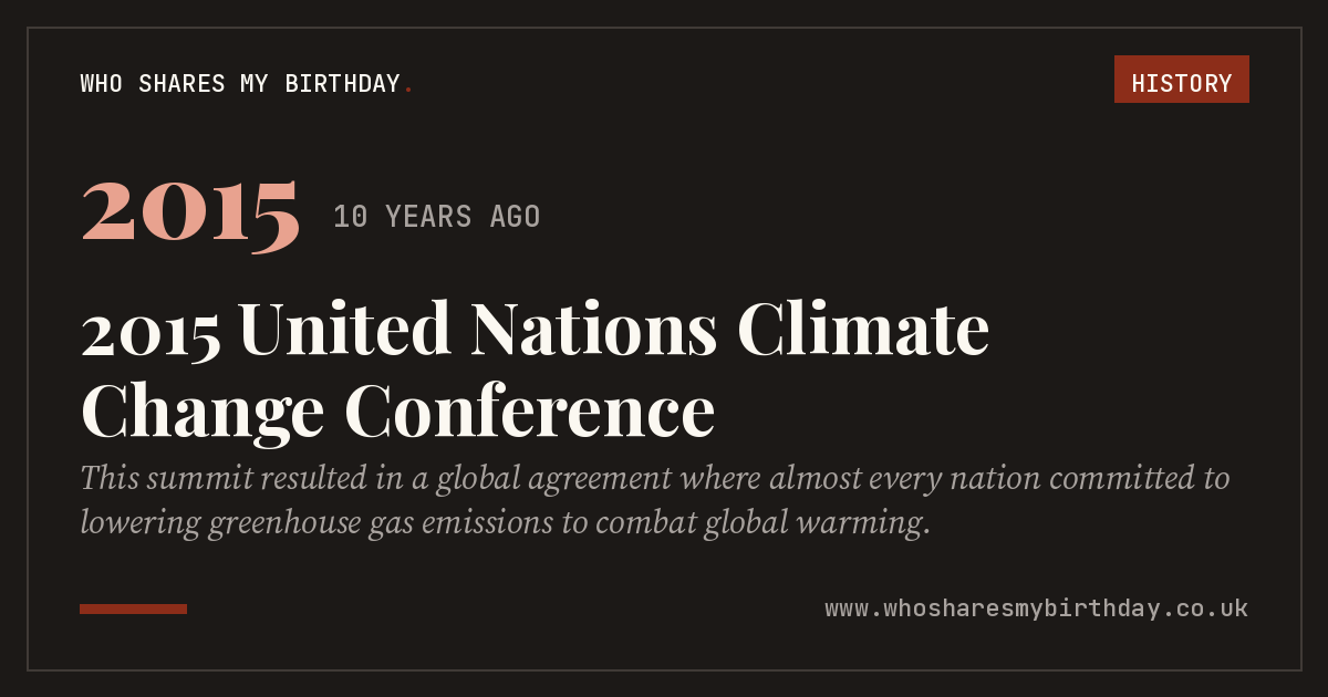 2015 United Nations Climate Change Conference