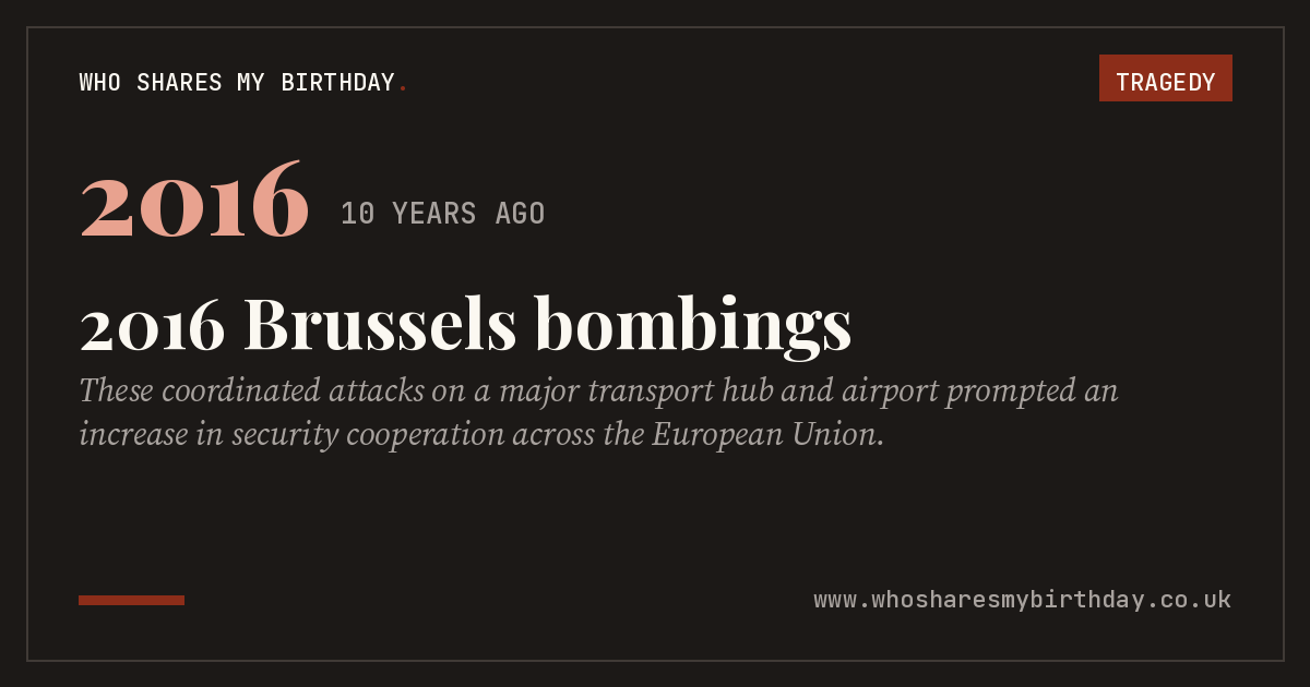 2016 Brussels bombings