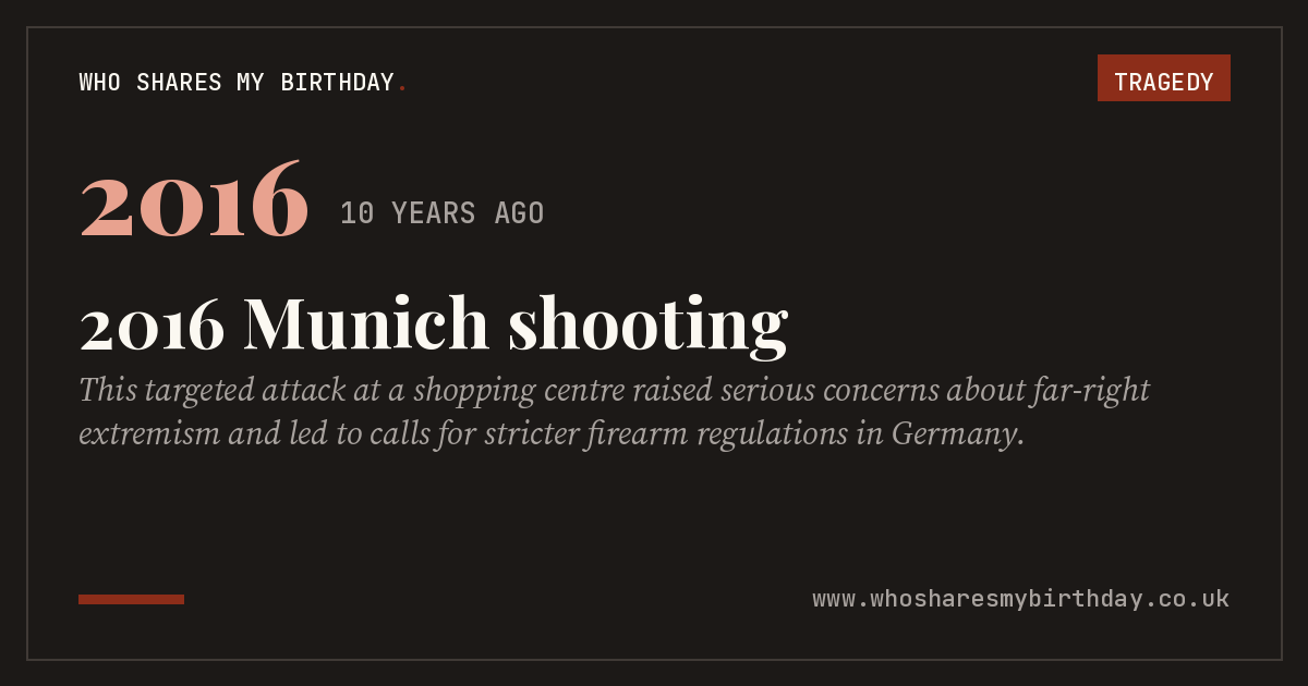 2016 Munich shooting