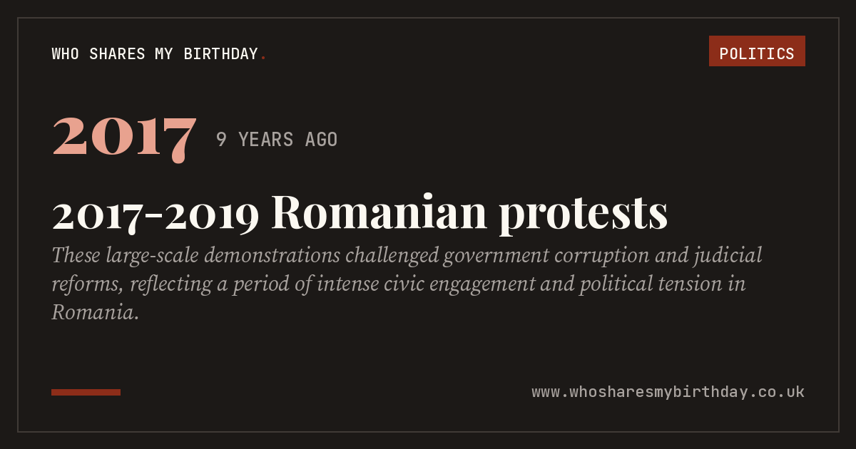2017-2019 Romanian protests