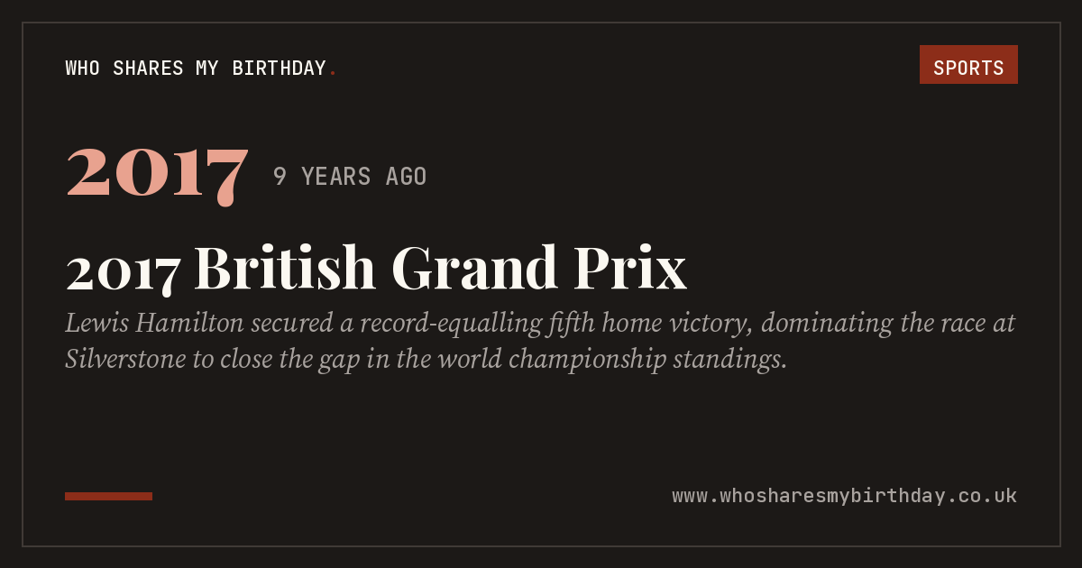 2017 British Grand Prix