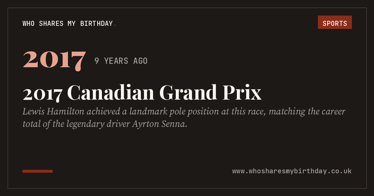 2017 Canadian Grand Prix
