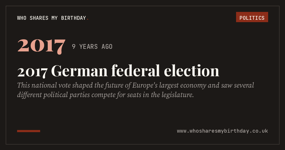 2017 German federal election