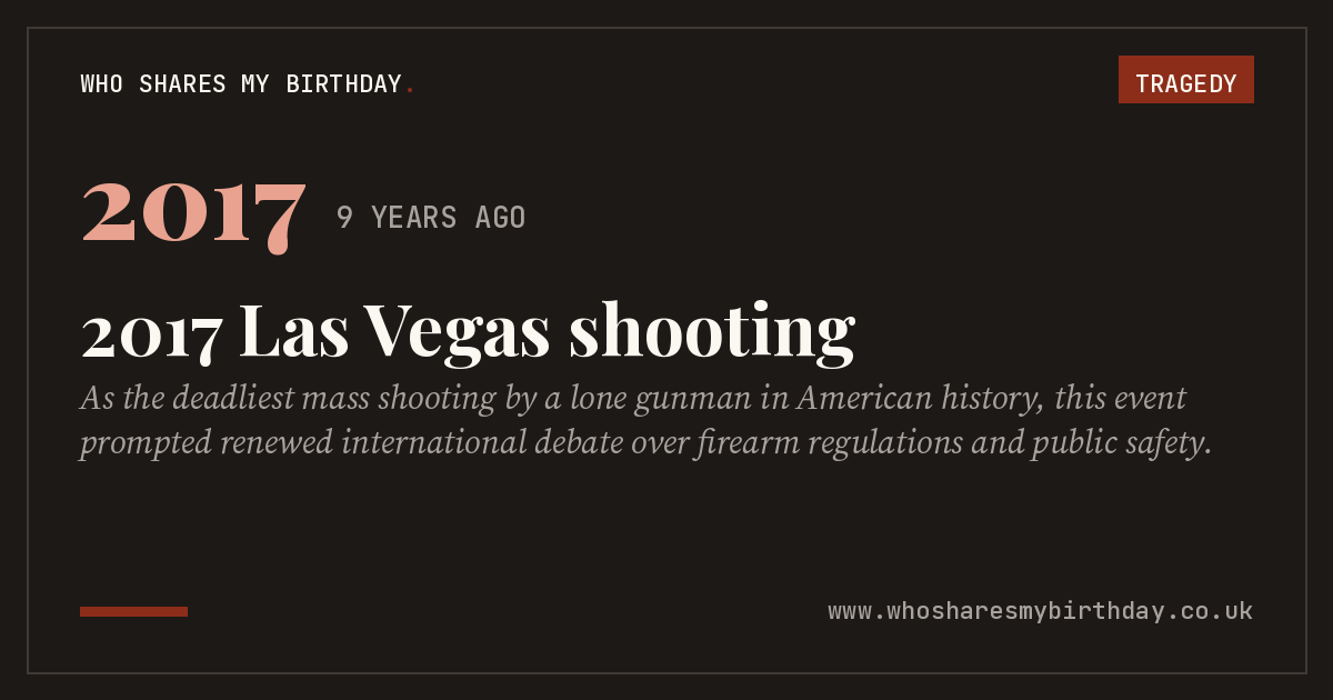 2017 Las Vegas shooting