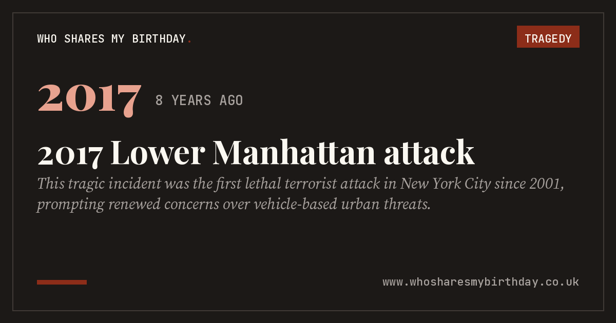 2017 Lower Manhattan attack